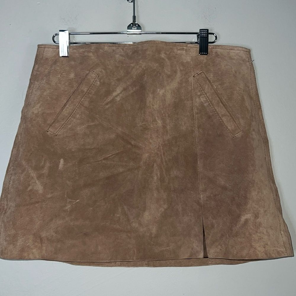 BLANK NYC 100% leather mini skirt size 29
